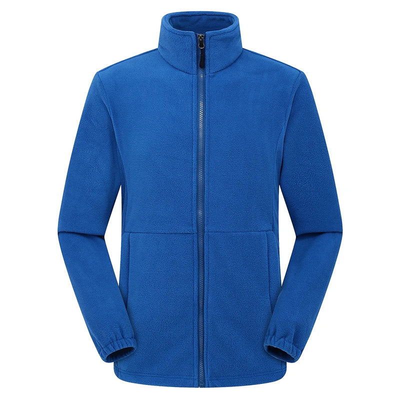 Men's Softshell Fleece Jacket — Windproof Outdoor Jacket — Men Red