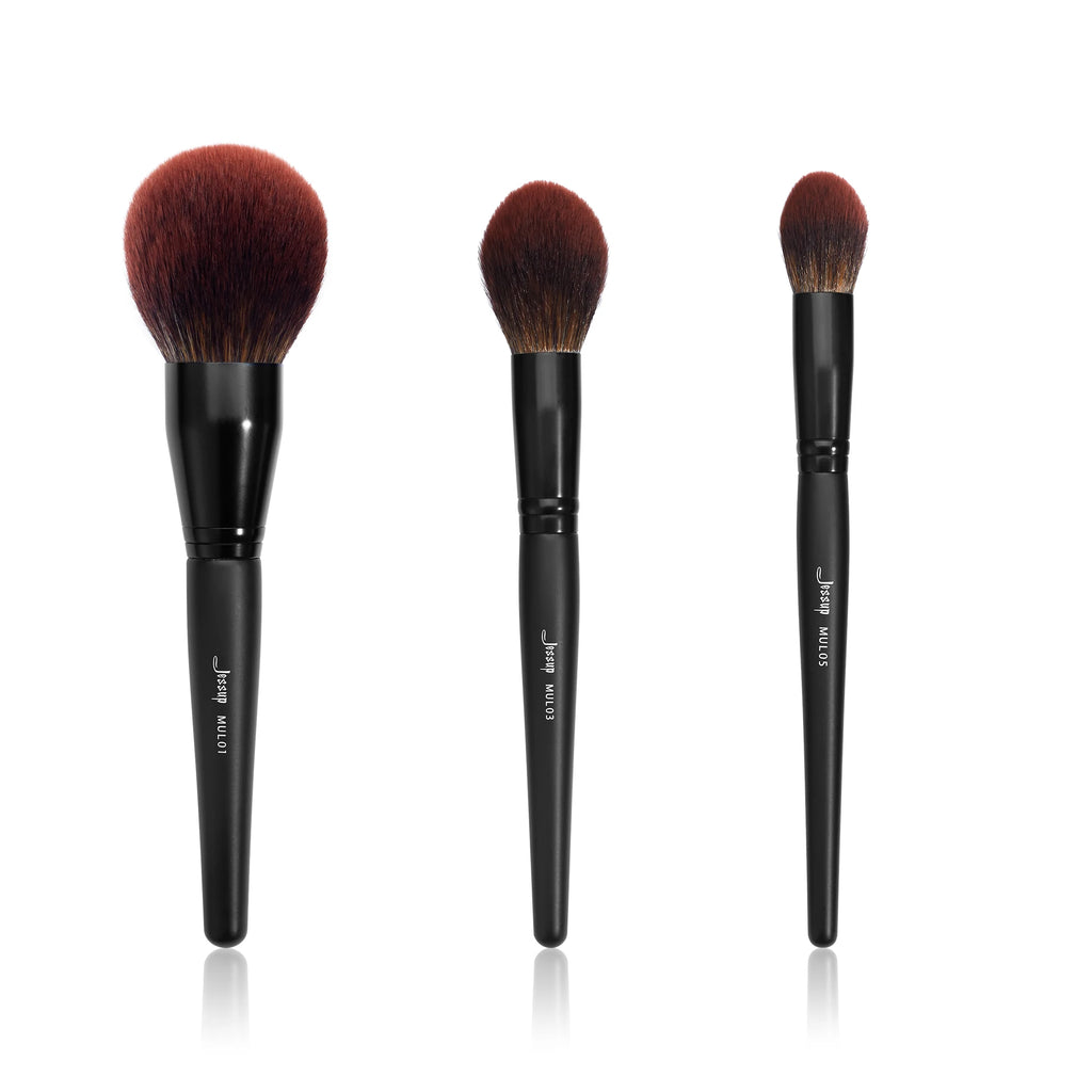 Jessup Makeup Brush Set — T274 — 3 Pieces