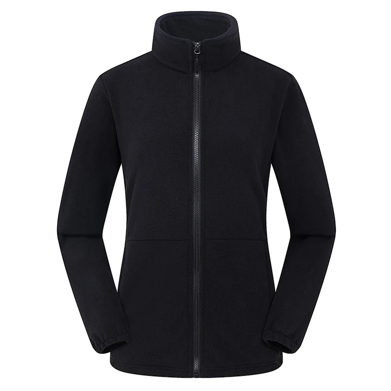 Men's Softshell Fleece Jacket — Windproof Outdoor Jacket — Men Blue