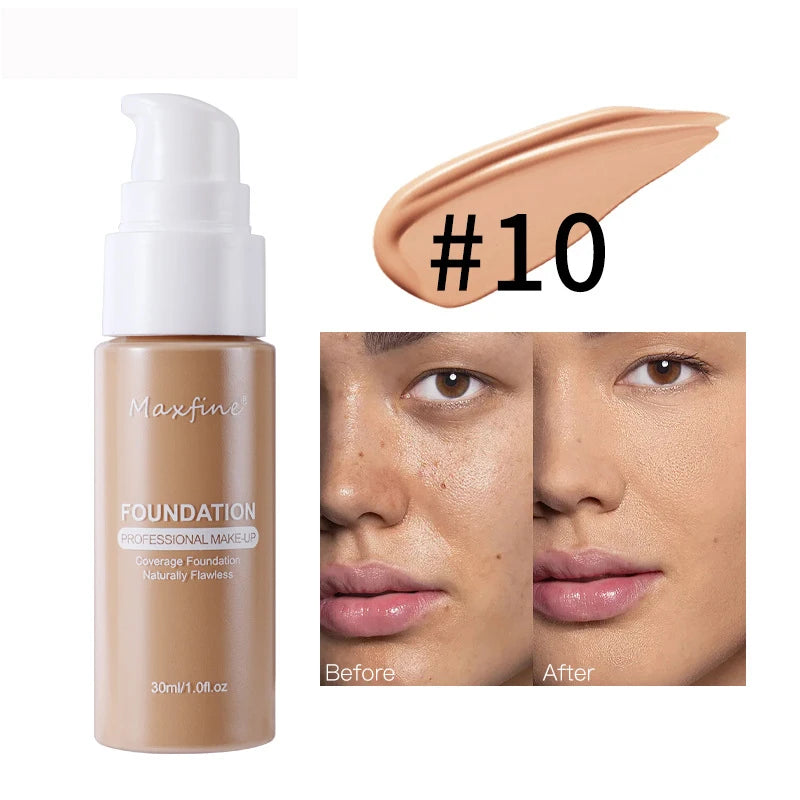MAXFINE liquid foundation — Shade 10