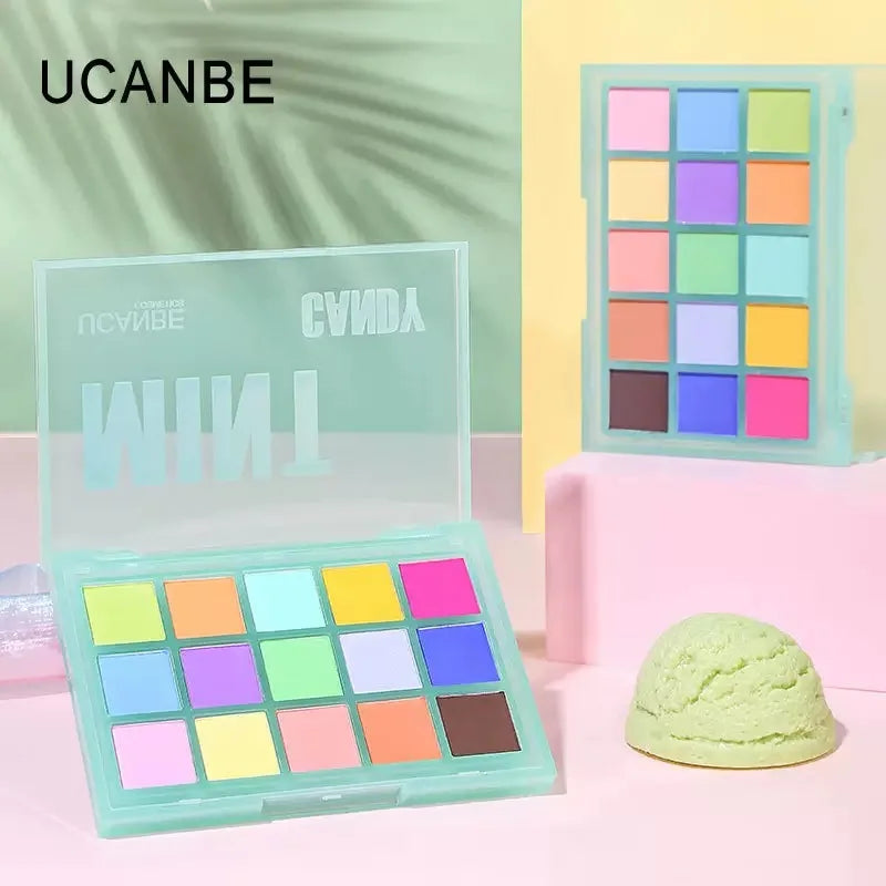 UCANBE 15-Shade Eyeshadow Palette — Macarone
