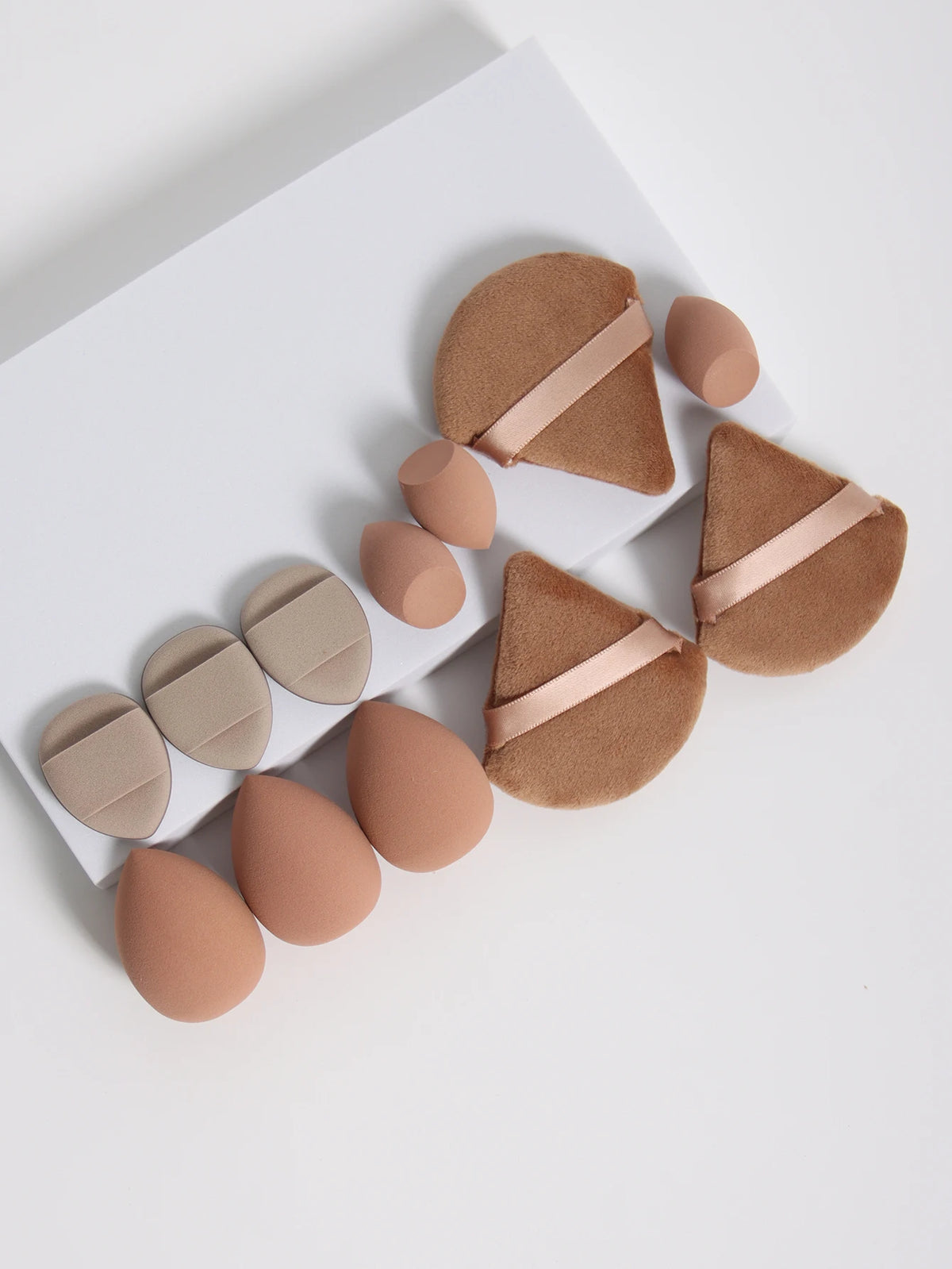 12-piece makeup sponge set — RED