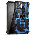 Rugged iPhone case — Camouflage Blue