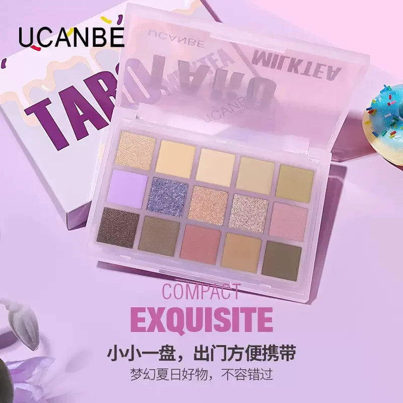 UCANBE 15-Shade Eyeshadow Palette — Milktea