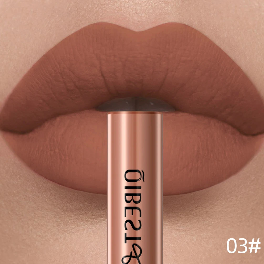 QIBEST Velvet Matte Liquid Lipstick — Shade 23
