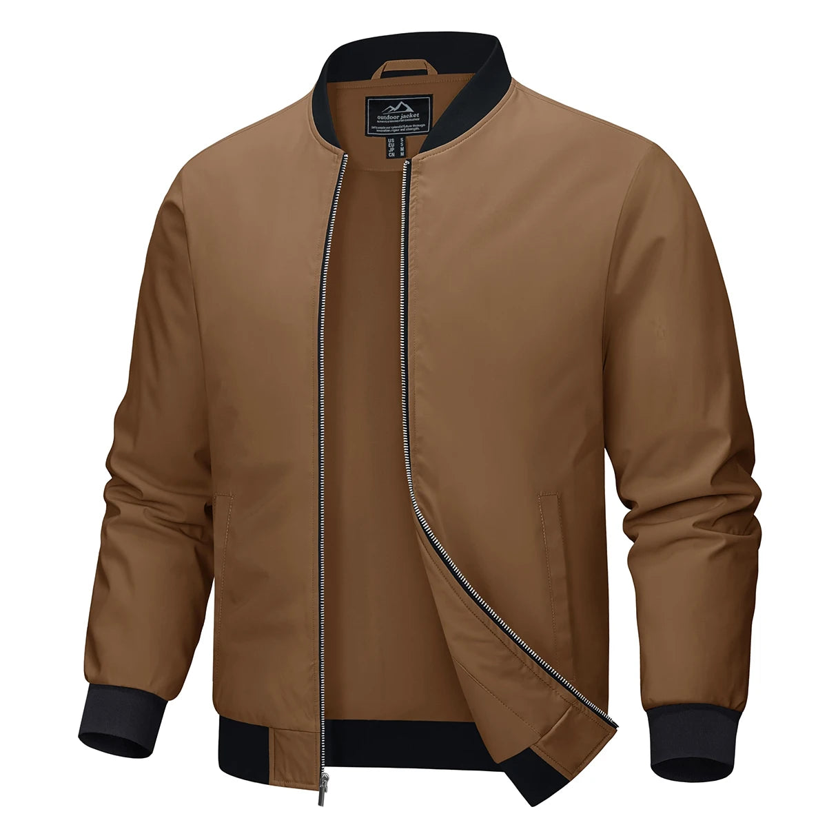 Men's Aviator Bomber Jacket — Waterproof Lightweight Windbreaker — Navy