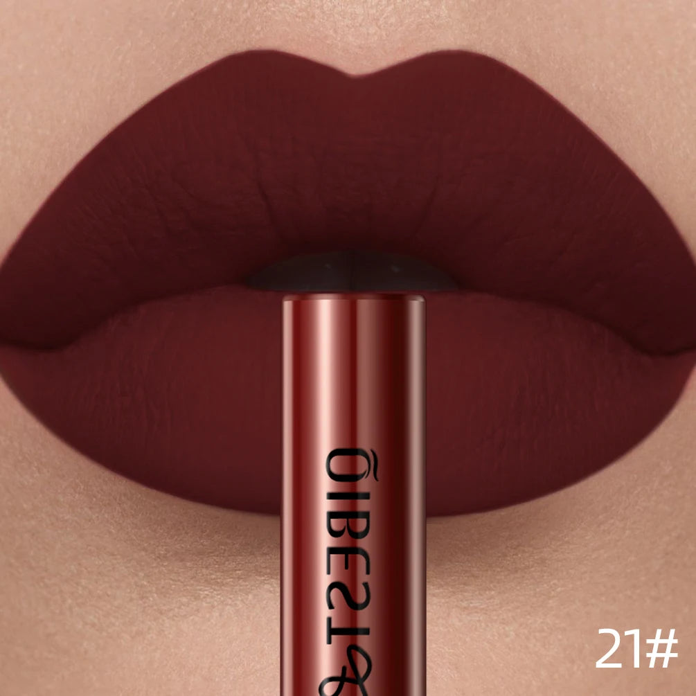 QIBEST Velvet Matte Liquid Lipstick — Shade 11