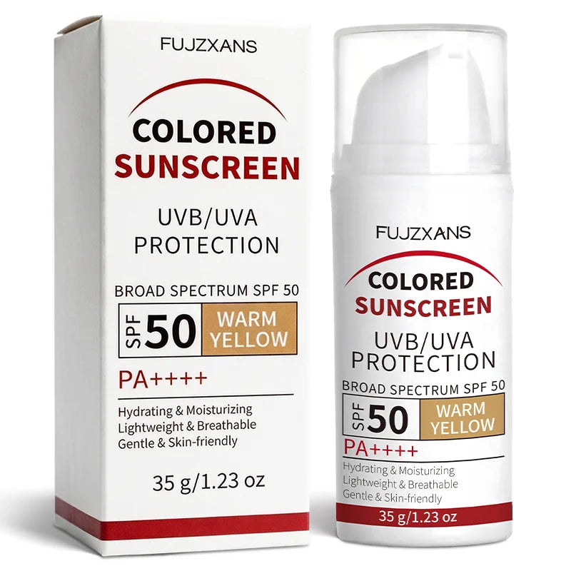 FUJZXANS Moisturizing BB Cream SPF 50 — Warm Yellow