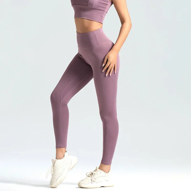 Womens Seamless Faja Leggings Linea Premium - Berry Purple