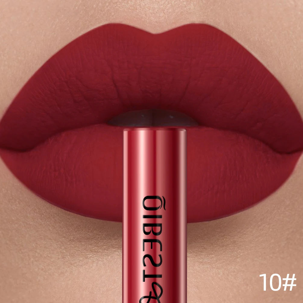 QIBEST Velvet Matte Liquid Lipstick — Shade 13