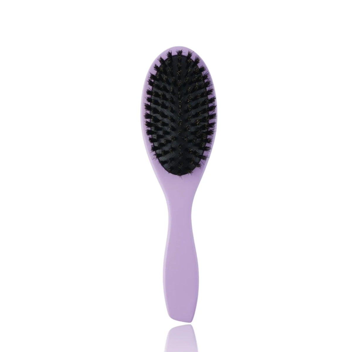 Boar bristle brush, purple