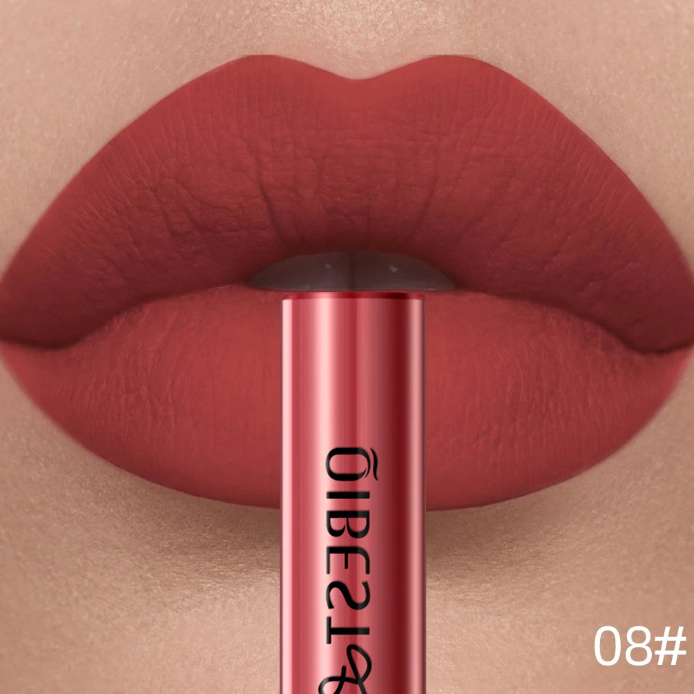 QIBEST Velvet Matte Liquid Lipstick — Shade 14