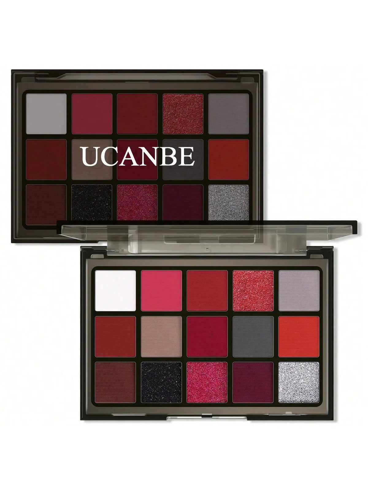 UCANBE 15-Shade Eyeshadow Palette — RED
