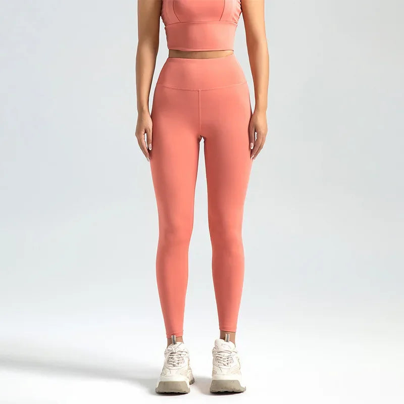 Womens Seamless Faja Leggings Linea Premium - Honey Pomelo Powder