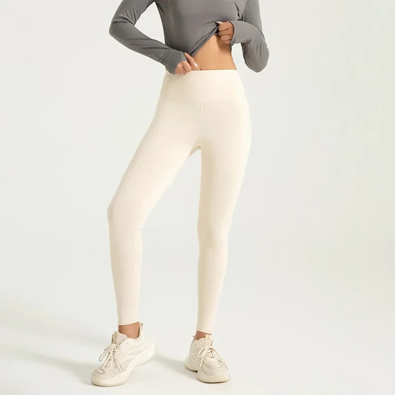 Womens Seamless Faja Leggings Linea Premium - Ivory
