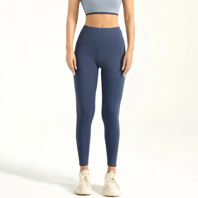 Womens Seamless Faja Leggings Linea Premium - Dark Blue