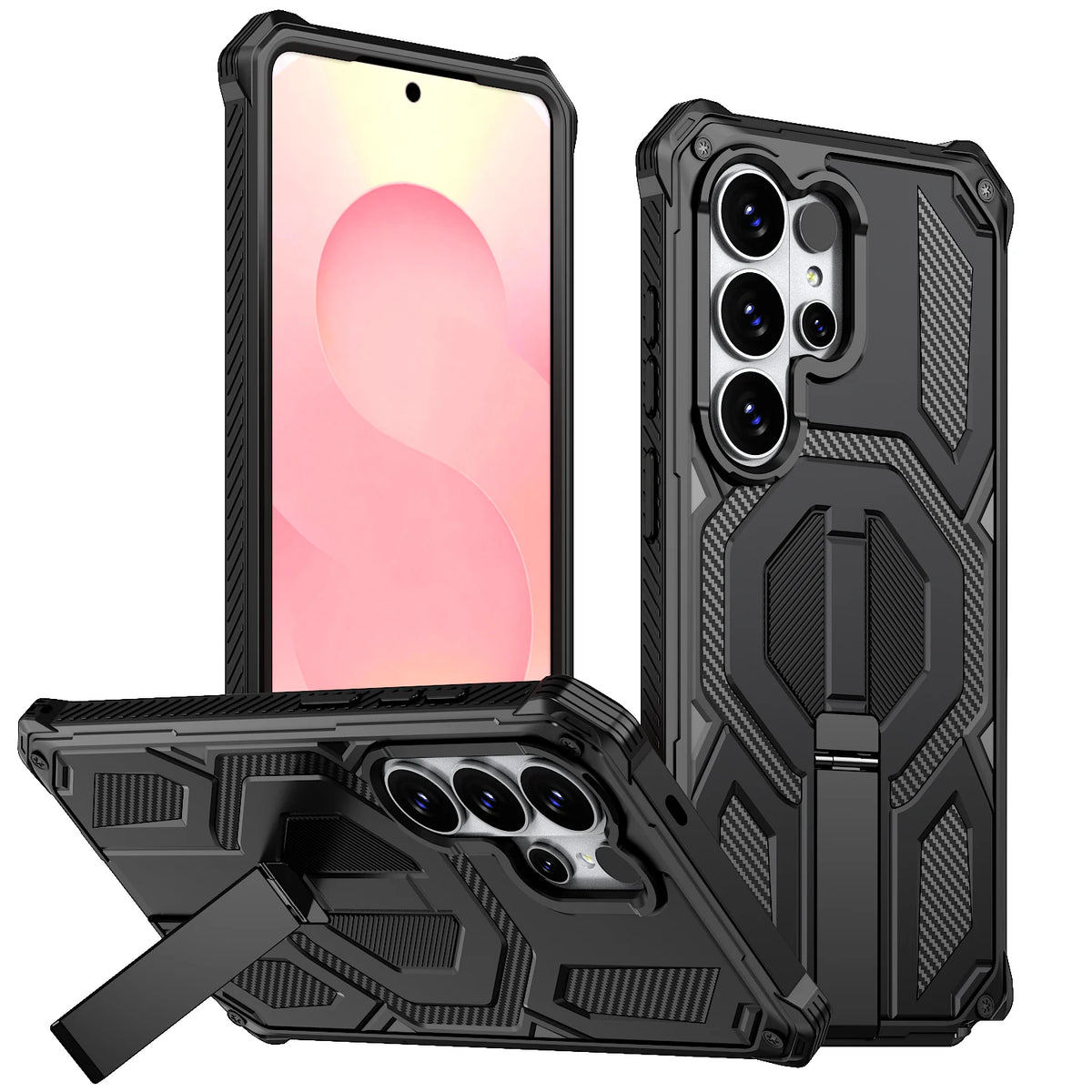 Rugged Galaxy S25 case — Black