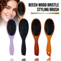 Natural boar bristle oval hair brush
