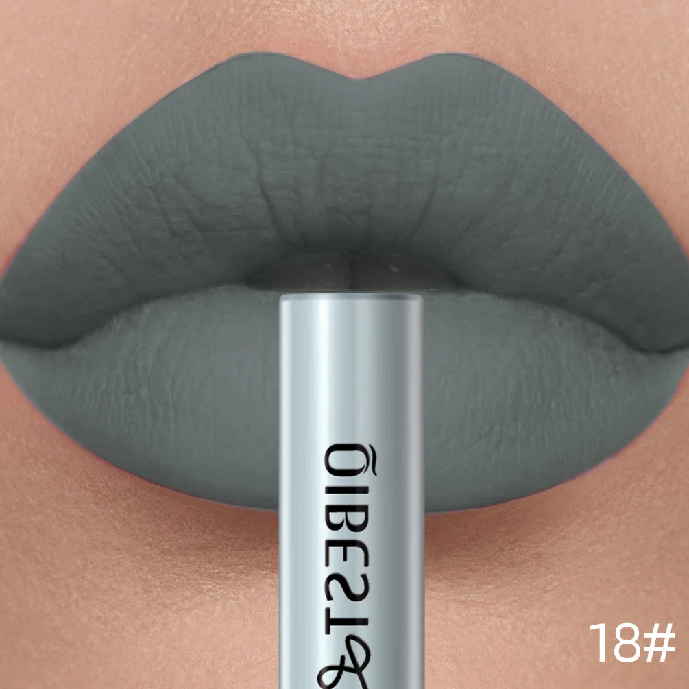 QIBEST Velvet Matte Liquid Lipstick — Shade 20