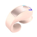 Open-ear bone conduction clip earphone — Pink