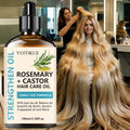 Rosemary and castor hair oil, 100 ml dropper bottle
