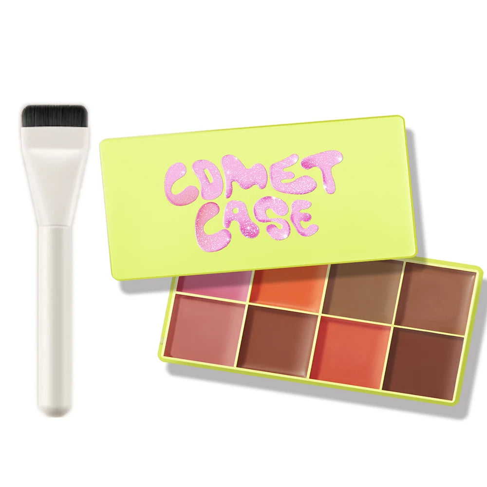 8-Pan Cream Face Palette — 3Blush and Brush