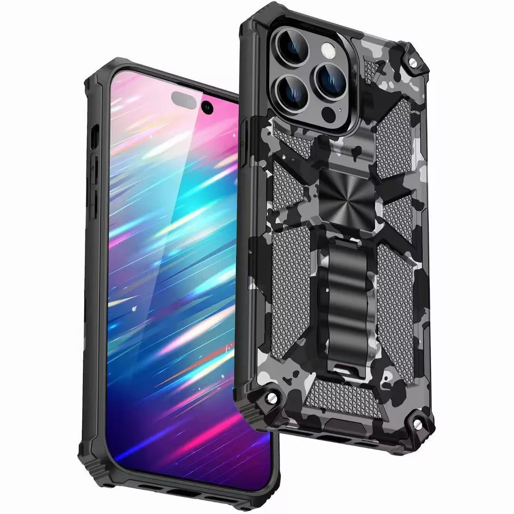 Rugged iPhone case — Camouflage Black
