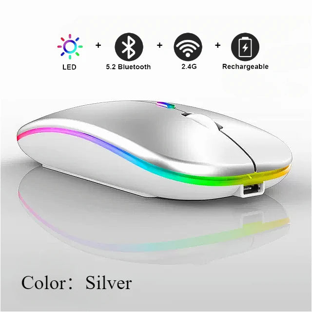 Dual-mode wireless mouse — Black