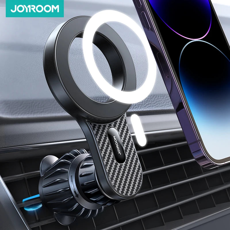 Joyroom Magnetic Car Phone Holder — MagSafe Air Vent Mount (Black)