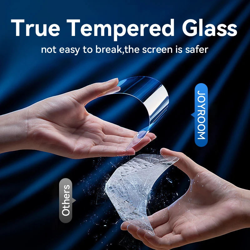 Joyroom tempered glass screen protector with install frame