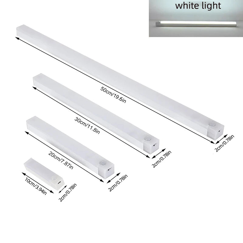 LED light bar in white light