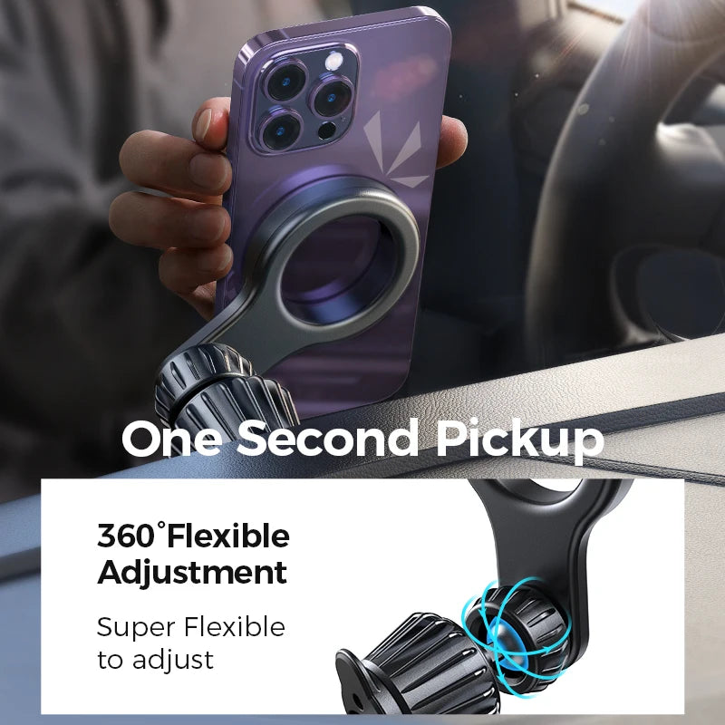 Joyroom Magnetic Car Phone Holder — MagSafe Air Vent Mount (Black)