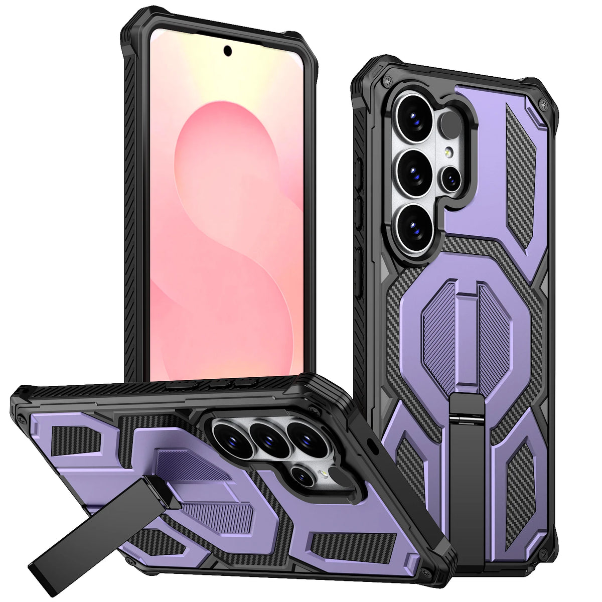 Rugged Galaxy S25 case — Orange