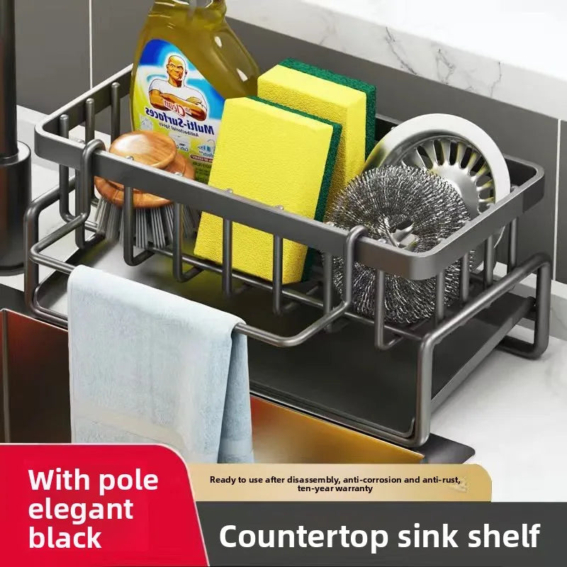 Sink organizer in black