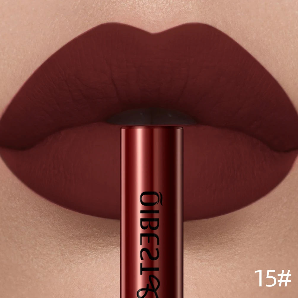 QIBEST Velvet Matte Liquid Lipstick — Shade 09