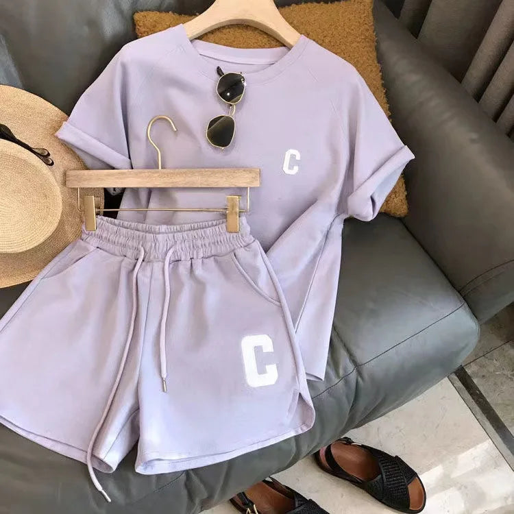 Women's 2-piece casual set in Purple