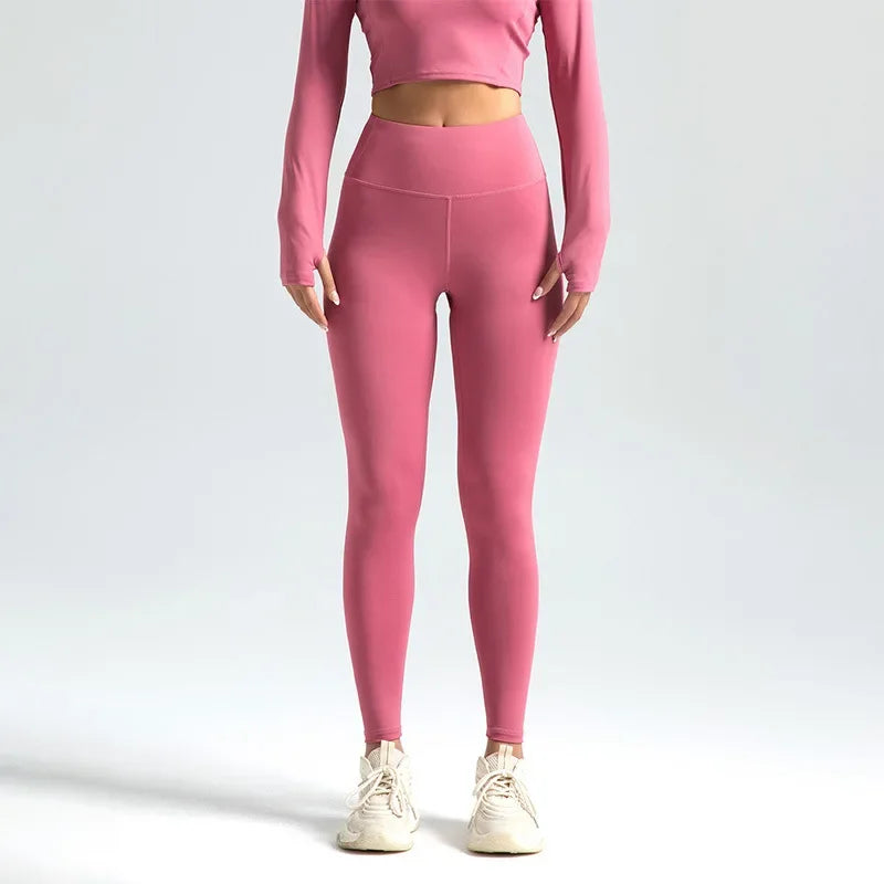 Womens Seamless Faja Leggings Linea Premium - Bean Paste Powder