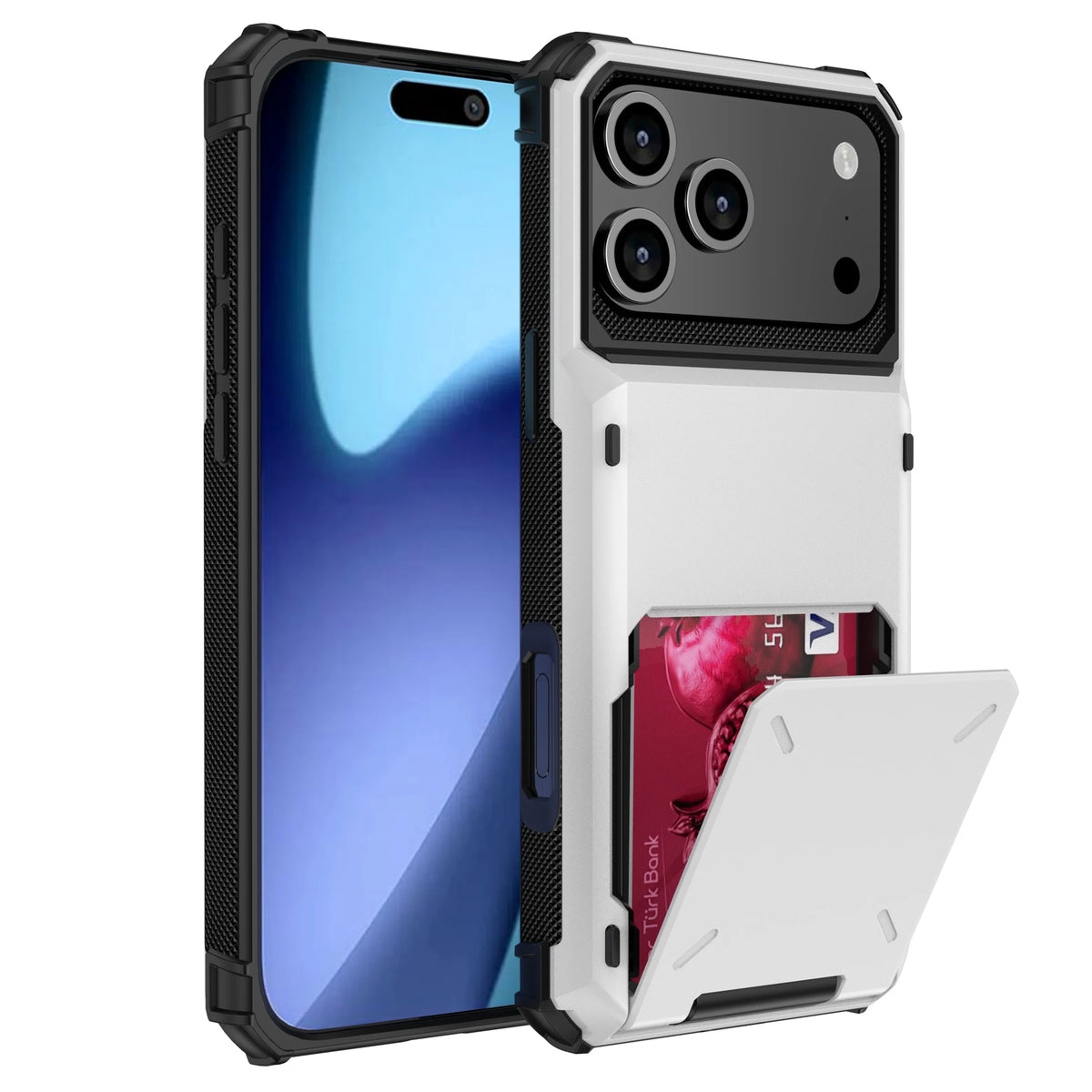 Wallet iPhone case — White